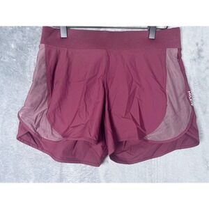 NWT Hylete Radius Womens Training Shorts Purple Mesh Size Small